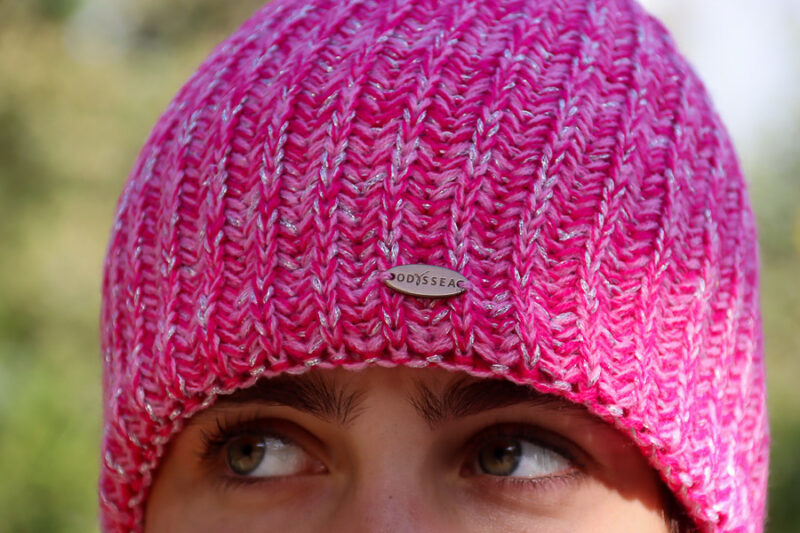 Bonnet Rose à Paillettes Odysséa – Image 3